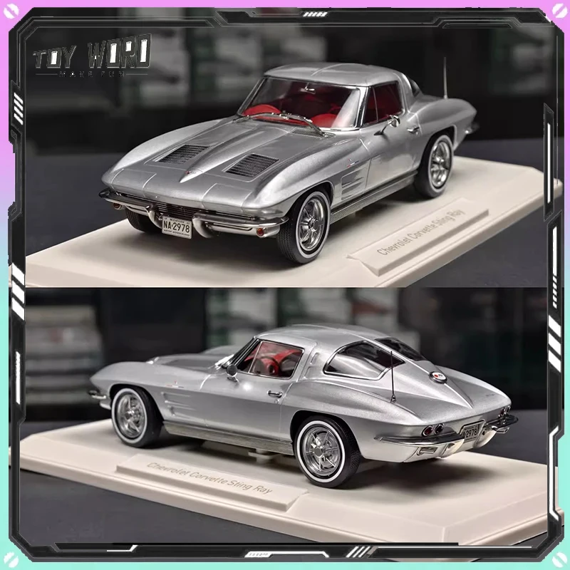

New NOREV 1:18 Chevrolet Corvette Sting 1963 Car Model Alloy Simulation Car Model Collect Toy Ornament Custom Birthday Gifts