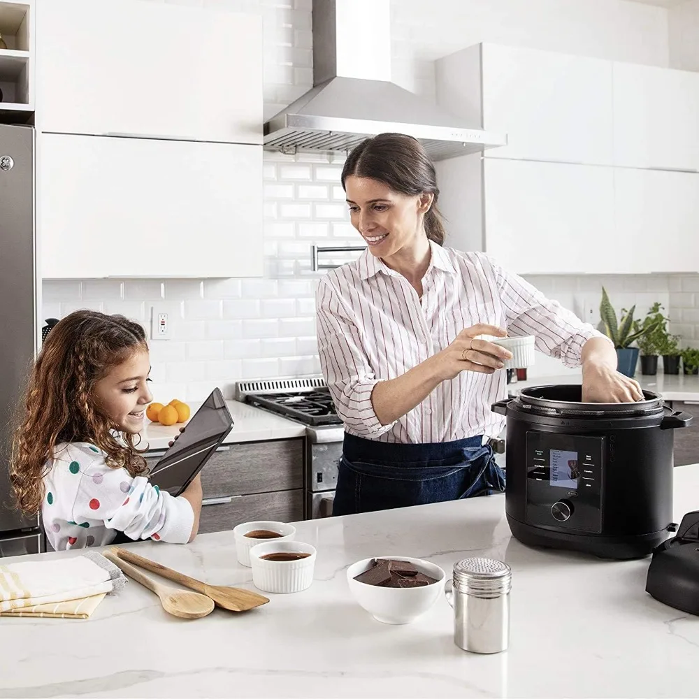 CHEF iQ Smart Pressure Cooker 10 Cooking Functions & 18 Features, Built-in Scale, 1000+ Presets & Times & Temps