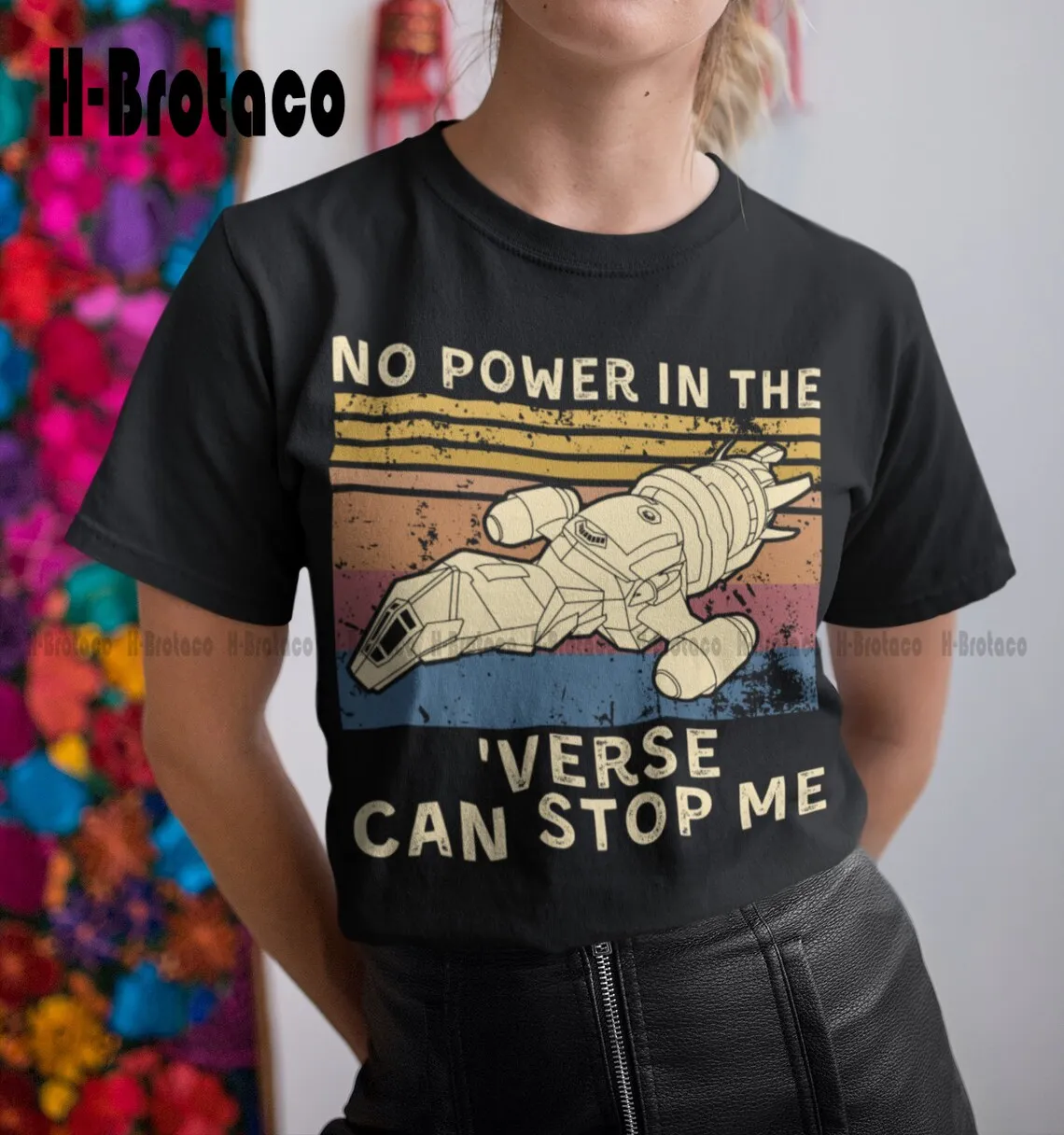 No Power In The Verse Can Stop Me Vintage T-Shirt T Shirt Custom Aldult Teen Unisex Digital Printing Tee Shirts Xs-5Xl