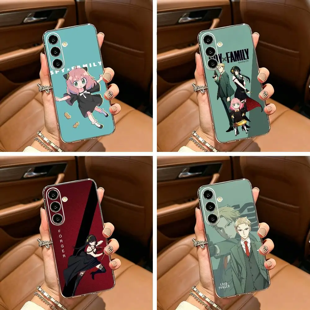 Handsome cute SpyxF-Family-es Phone Case For Samsung Galaxy A71,A70,A52,A51,A40,A30 Transparent Cover