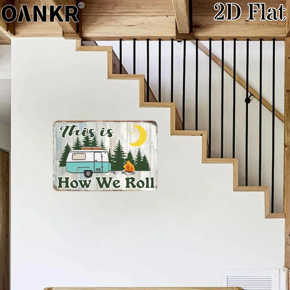 Outdoor Adventure Quotes - Retro Kamp Metal Tabela Levhası Bunu