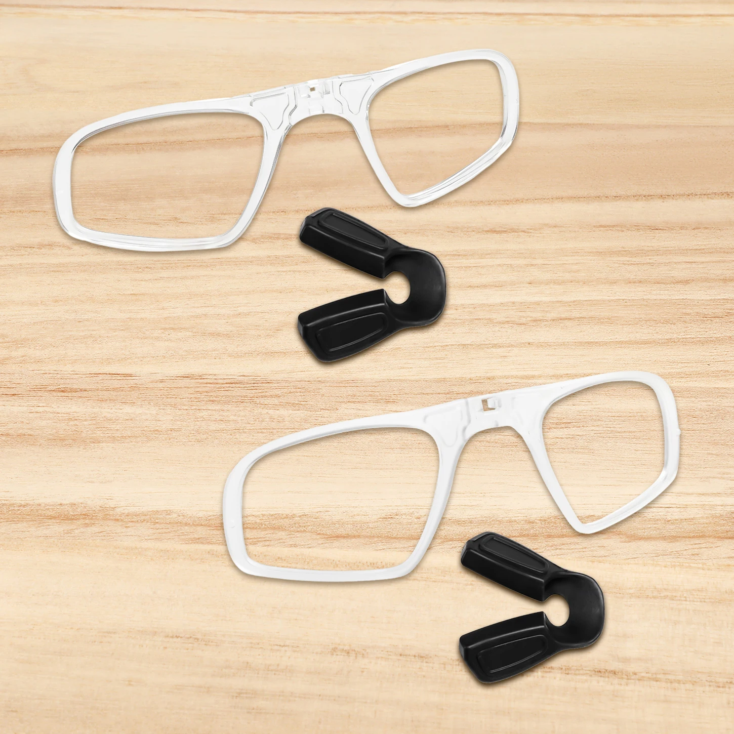 

Insert Clip-On Lens Carrier+Large Nose Pad for Oakley Jawbreaker OO9290 / Jawbreaker Asian Fit OO9270 Sunglasses