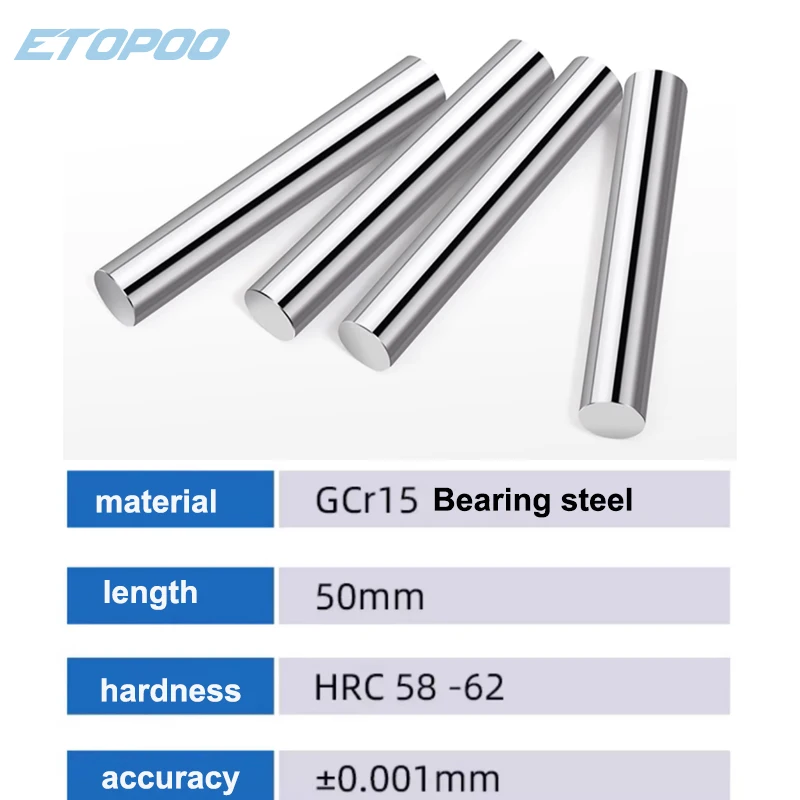 0.30-10.00mm Precision Steel Pin Gauge set Smooth Plug Gauge Hole Gauge 50mm Pin Measuring Tool step 0.1mm, 98pcs/lot