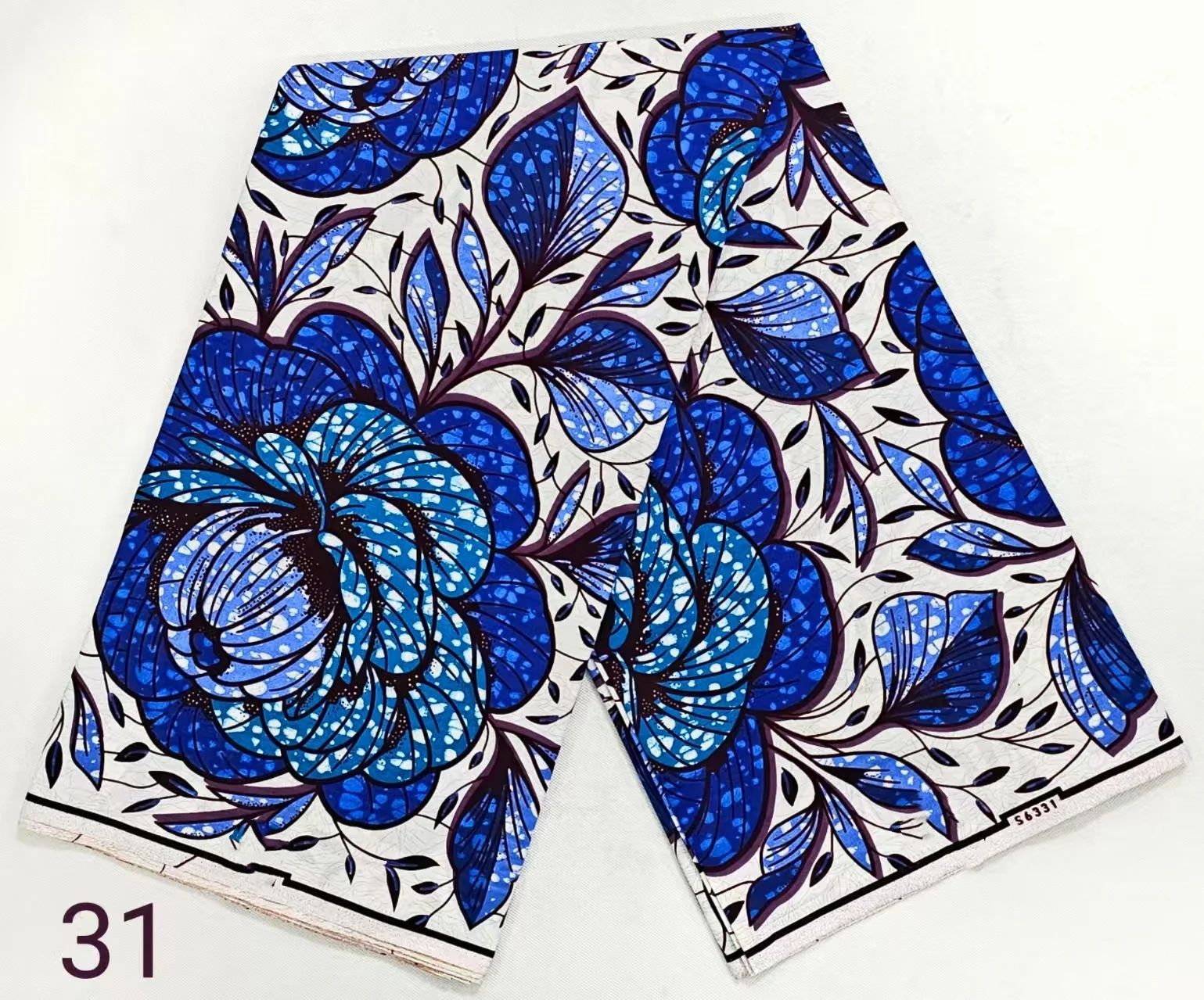 Nigeryjskie tkaniny afrykańskie typu supe-wax z nadrukiem, wysoka jakość, idealne do patchworku, nowy styl, materiał na odzież i dekoracje wnętrz, TT65-12, rok 2025.