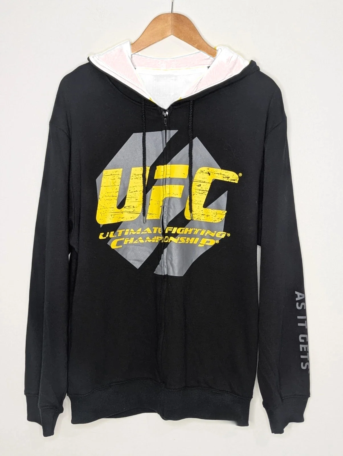 

UFC Ultimate Fighting Championship Full Zip Jacket Pullover Hoodie Sweatshirt Quick Drying Comfortable Jersey for Autumn Winter