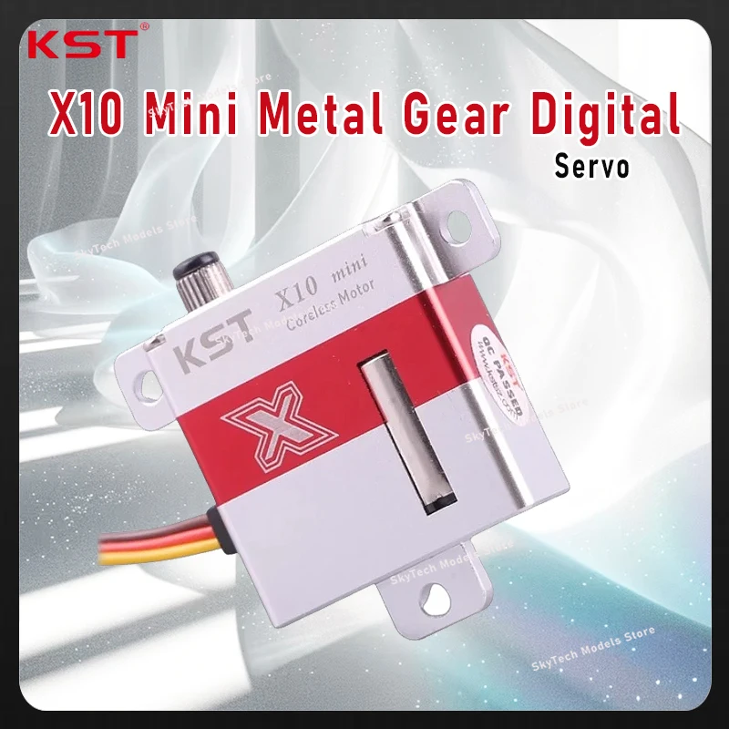 KST X10 Mini HV Coreless Digital Servo, Metal Gear, For RC Airplane Glider F3J F3B F3F Wing Flap