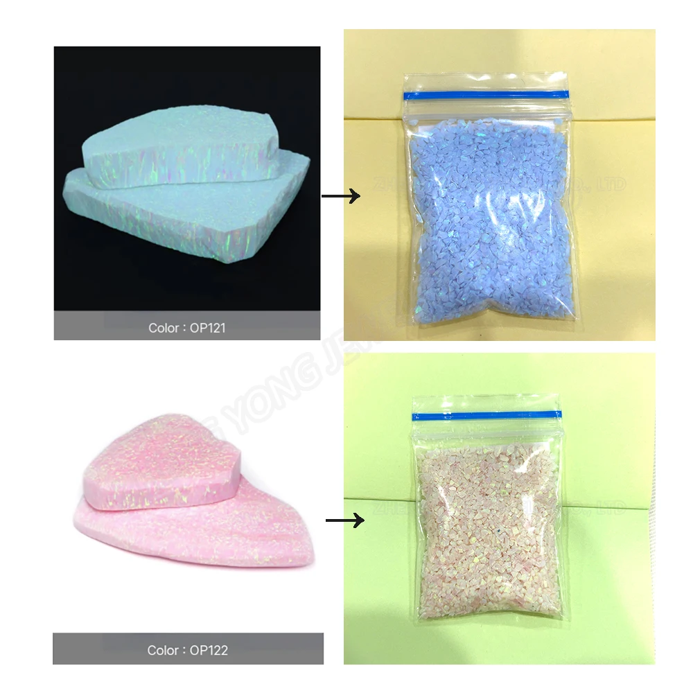 5 Grams/bag OP94--OP122 Opal Chips for Jewelry Making New Colors Opal Powder for Sale