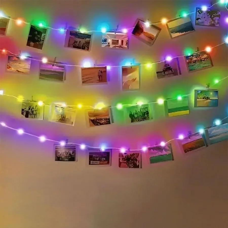 RGB String Lights, USB-powered String Lights, 2m/5m/10m/15m/20mlights, Flexible Lights for Stairs, Bedroom, Kitchen