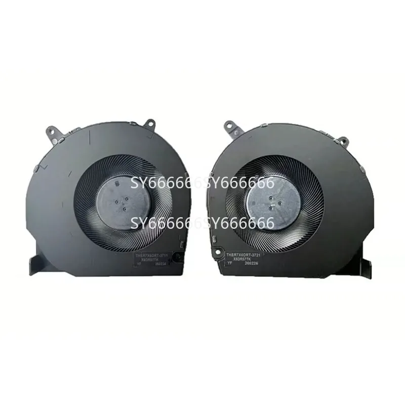 100% New Original Laptop Cooling Fan For MECHREVO Jiaolong 16 Pro 2025 part number DK1 DK2