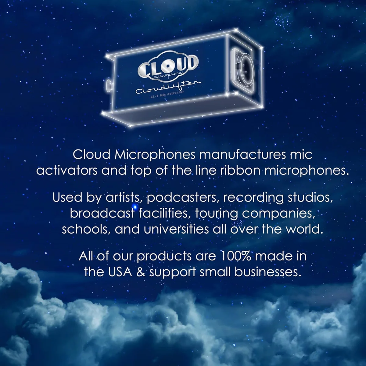 A20Z Cloud-Mikrofone – Cloudlifter CL-1 Mikrofonaktivator – ultrakonere Mikrofon-Vorverstärkerverstärkung