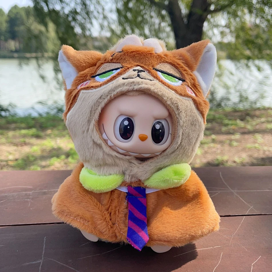 15-17 cm Für Labubu Puppe Nick Wilde Judy Hopps Polizist Tier Cosplay Puppen Kleidung Zubehör Outfit Kleidung geschenk – Detail 6