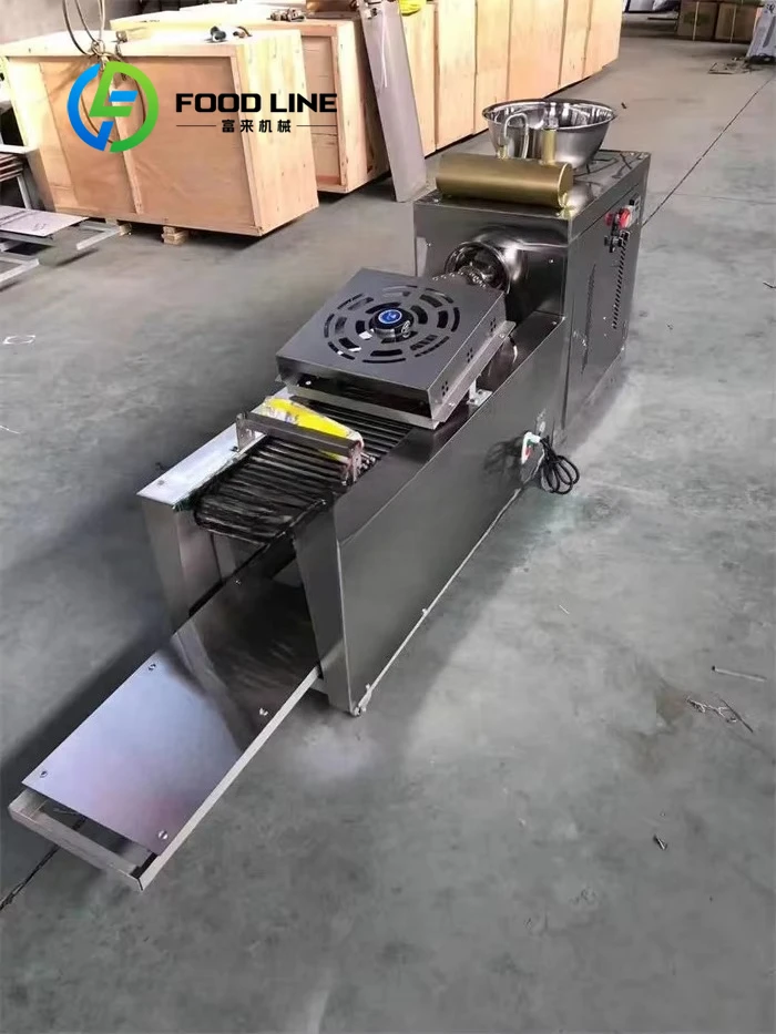 Customized High-Efficiency Stainless Steel Roller Automatic Vermicelli Shaper for Cold Noodle Pressing Grain Processing