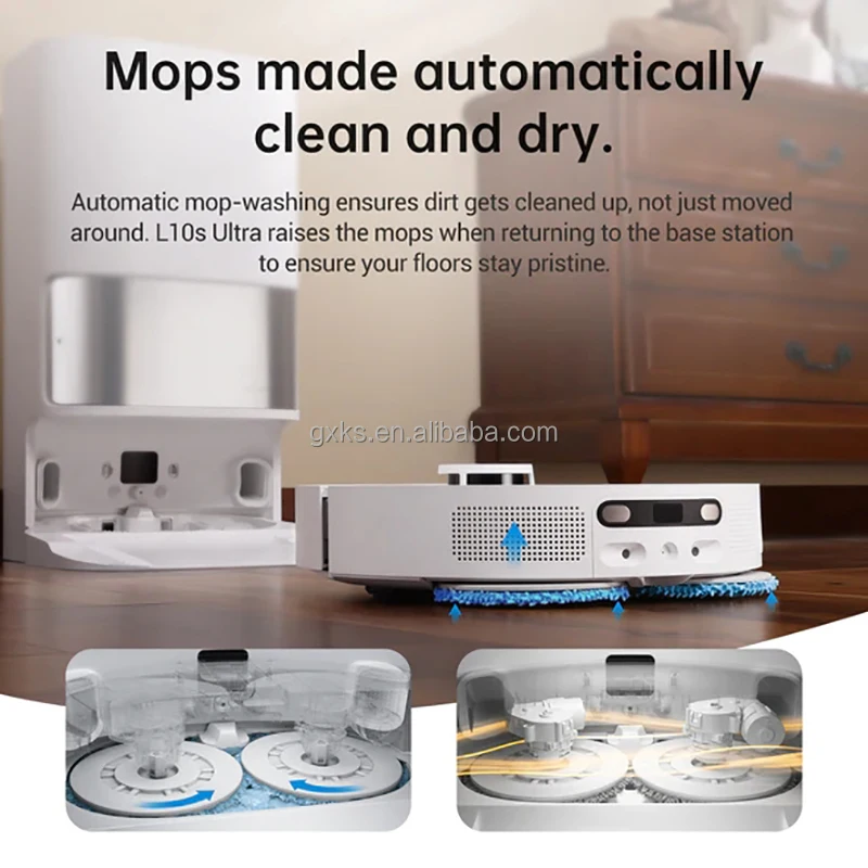 New Dreame s10 pro Ultra Auto Recharge Multi Function Home Appliance Wet and Dry Floor Mop Sweeping Robotic Vacuum Cleaner