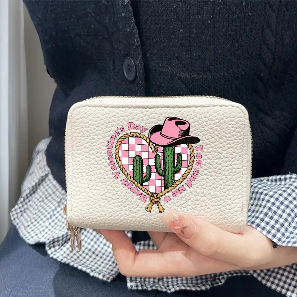 High-Quality Fashionable Cute Women's Wallet Dual-Zipper Coin & Card Holder 2-in-1 Mini Compact Student Wallet for Women