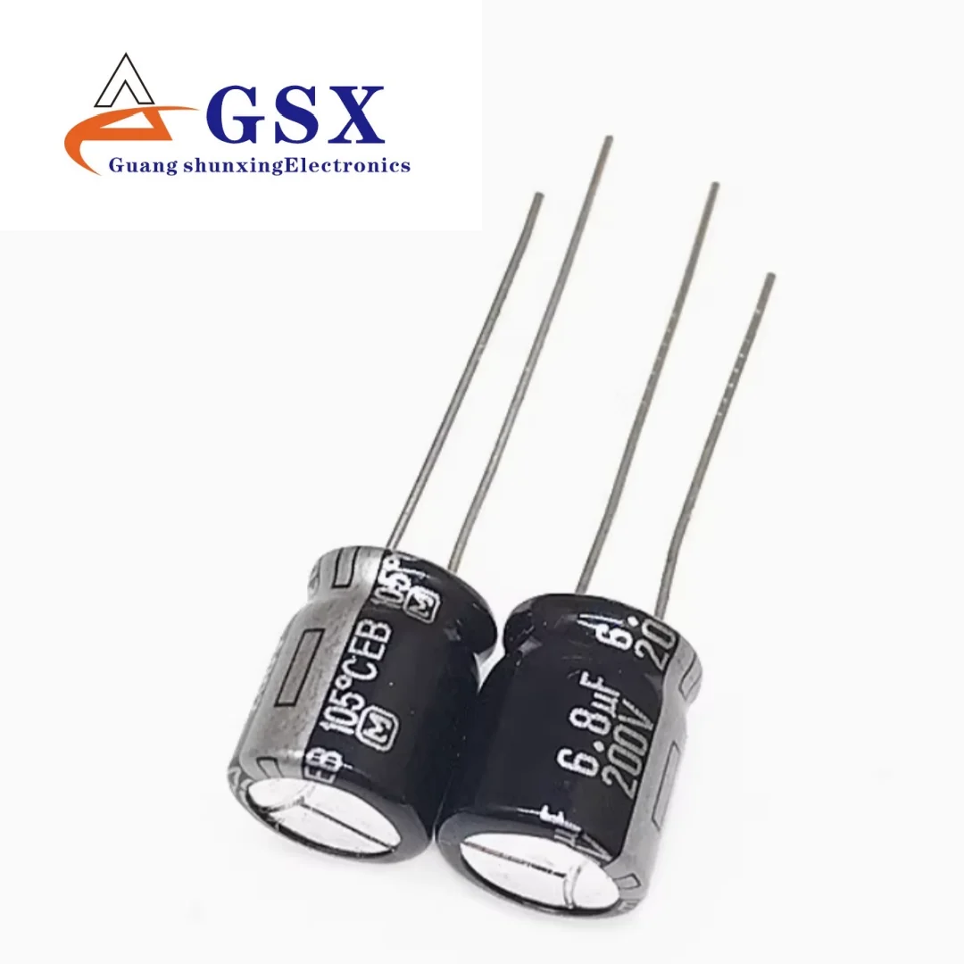 

Brand new original imported aluminum electrolytic capacitor 200v6.8UF 10 * 12.5 Panasonic EB high-frequency long-life