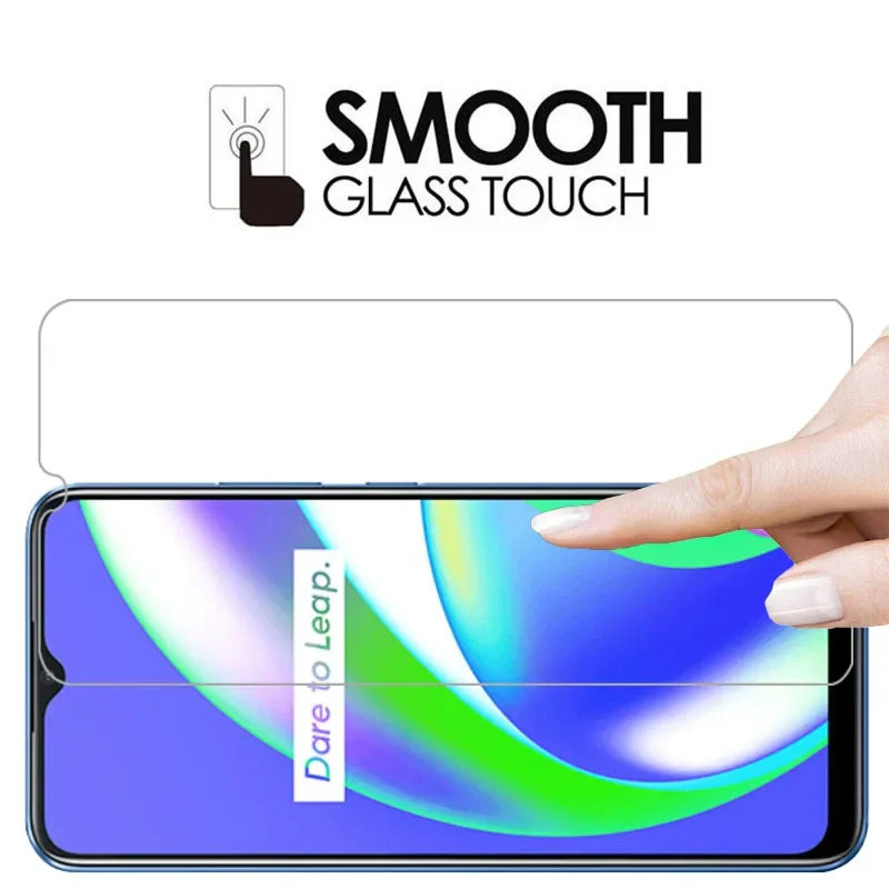 واقي شاشة من الزجاج المقسى لهاتف Realme c15 c11 c12 c21 غطاء حماية على حقيبة Realmi c 15 11 12 21 15c 11c #5
