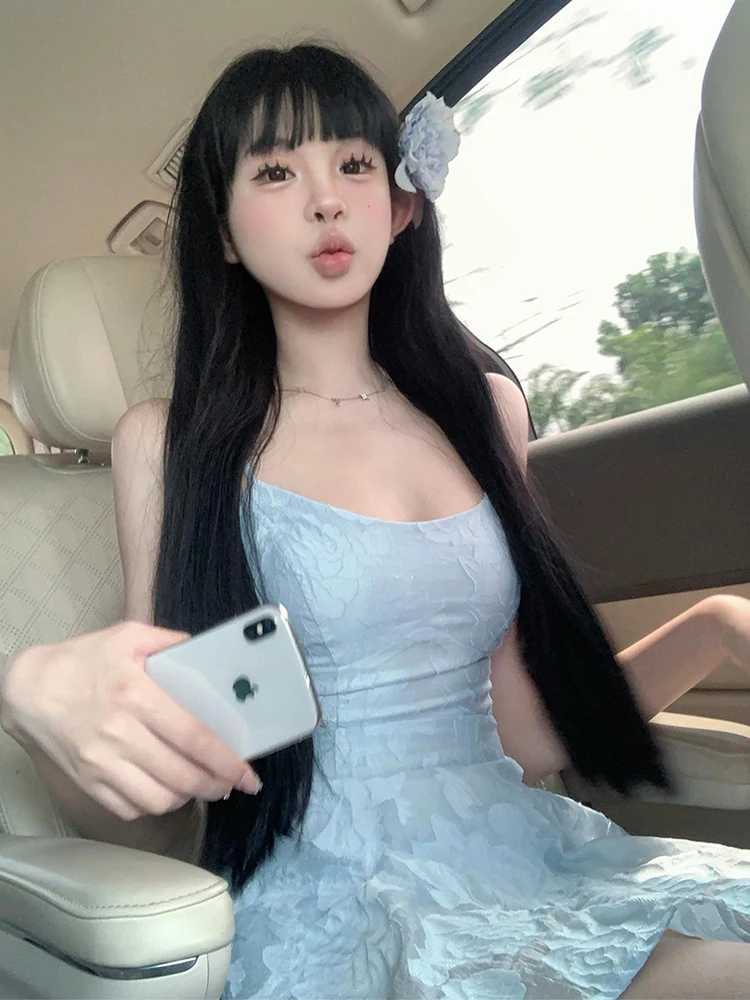 

Сексуальная, пикантная, женская юбка А-силуэта большого размера с завышенной талией, весенне-летняя, повседневная, в корейском стиле