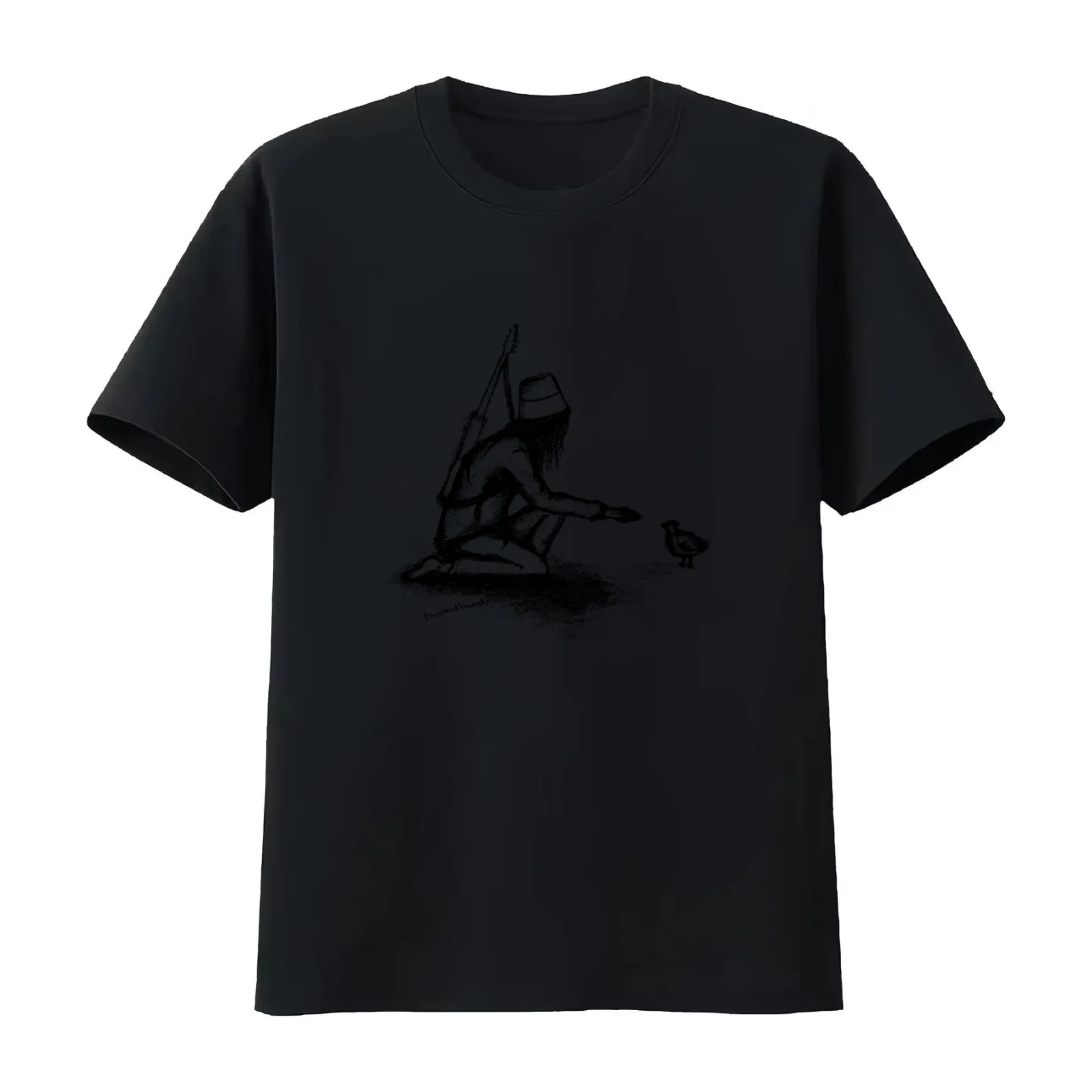 Buckethead T-Shirt Summer Casual Cotton Tee Oversized Streetwear Tops Vintage Graphic Print Loose Fit Short Sleeve