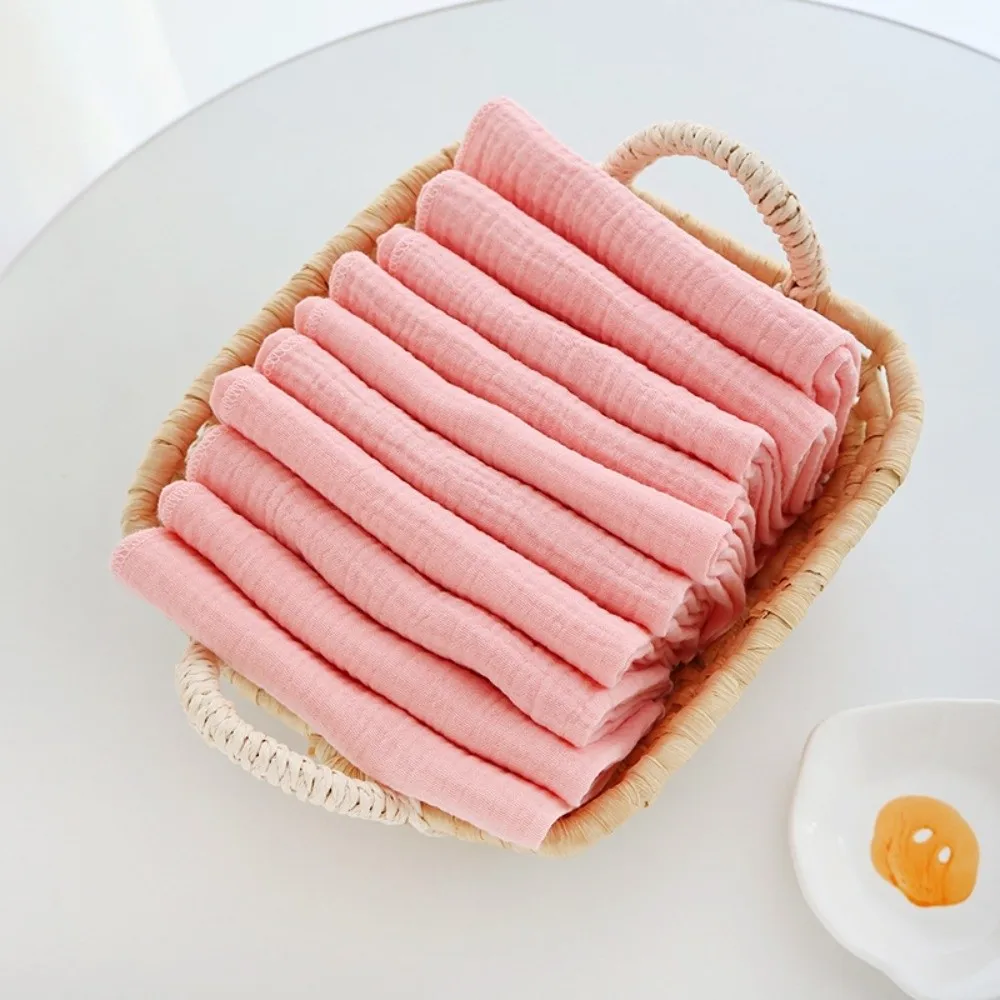 

10 шт., мягкие хлопковые детские подгузники, моющиеся впитывающие марлевые тканевые подгузники, дышащие многоразовые подгузники для младенцев