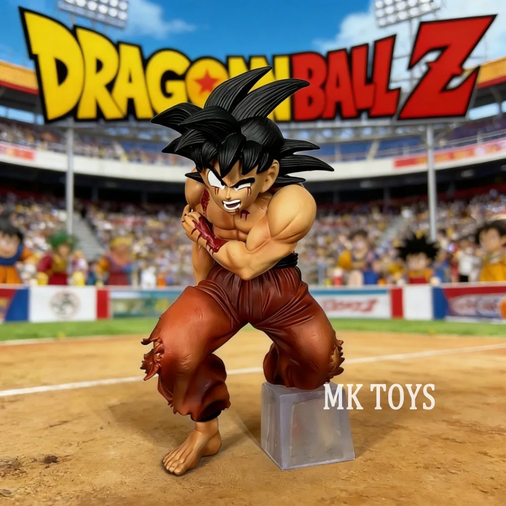 Figura de Anime Dragon Ball Z de 21 cm, Tenkaichi Budokai, Goku con Lesiones, Figuras de Acción, Estatua de PVC, Modelo Coleccionable, Juguetes para Regalo