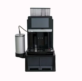 YUNYI-cafetera automática para uso comercial, máquina de café con pantalla táctil de 7 ", autolimpieza