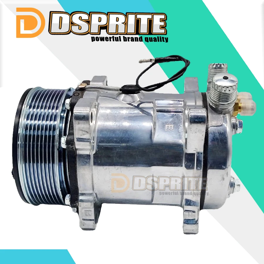 

Car AC Compressor SD508 508 Sanden Style 12Volt 24V 955019 204867 5512615 6512615 7512615 967070 2006629 2010075 2010188 638565