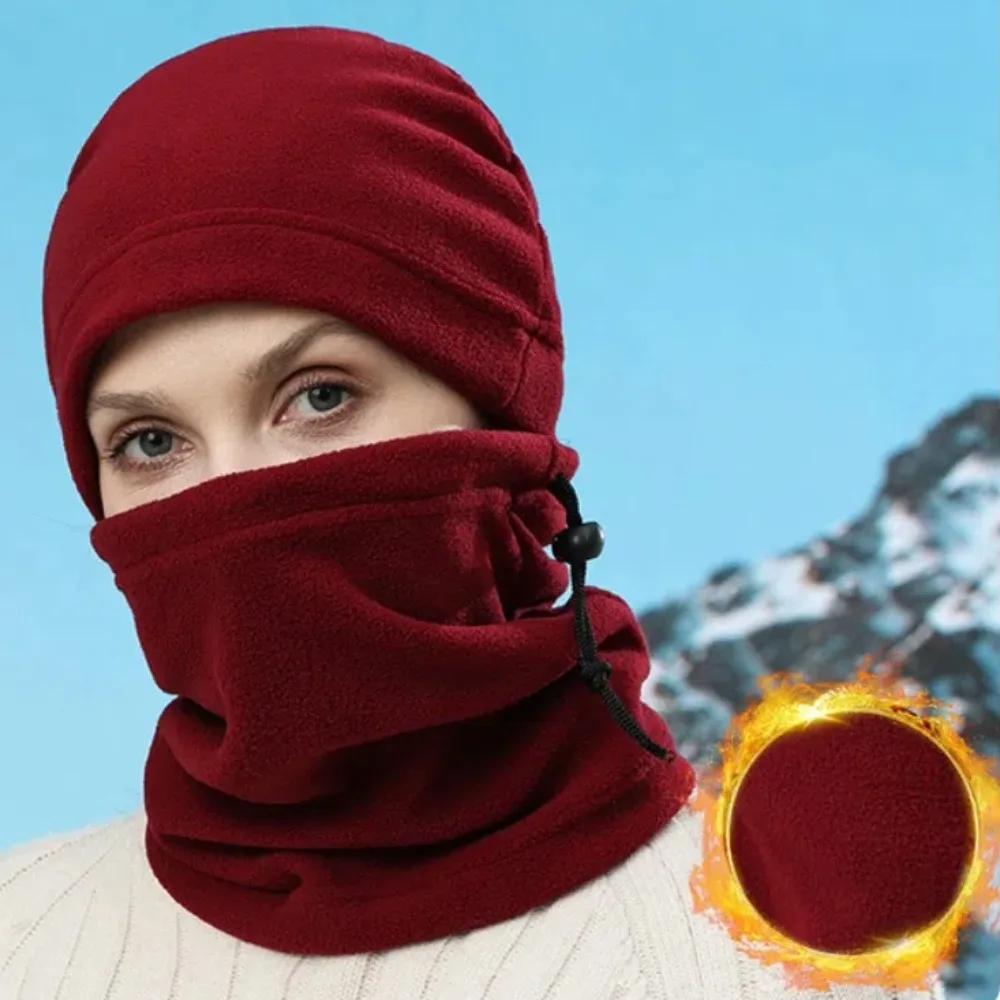 غطاء الوجه الدافئ قبعة الصوف وشاح الباردة والدليل على الرباط بيني قبعة لينة الصوف يندبروف الشتاء قبعة وشاح الخريف