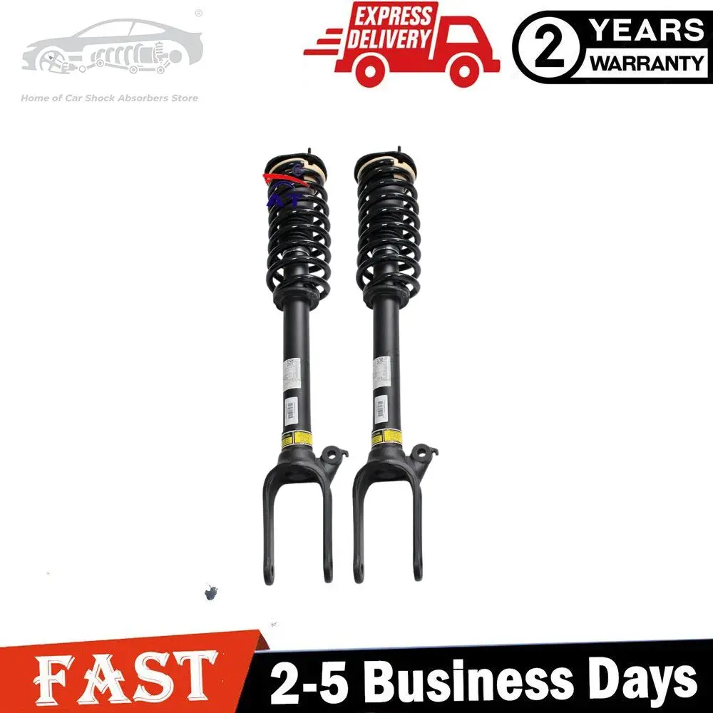 2x Front Right&Left Shock Strut Coil Spring For Mercedes W164 ML350 ML500 06-11