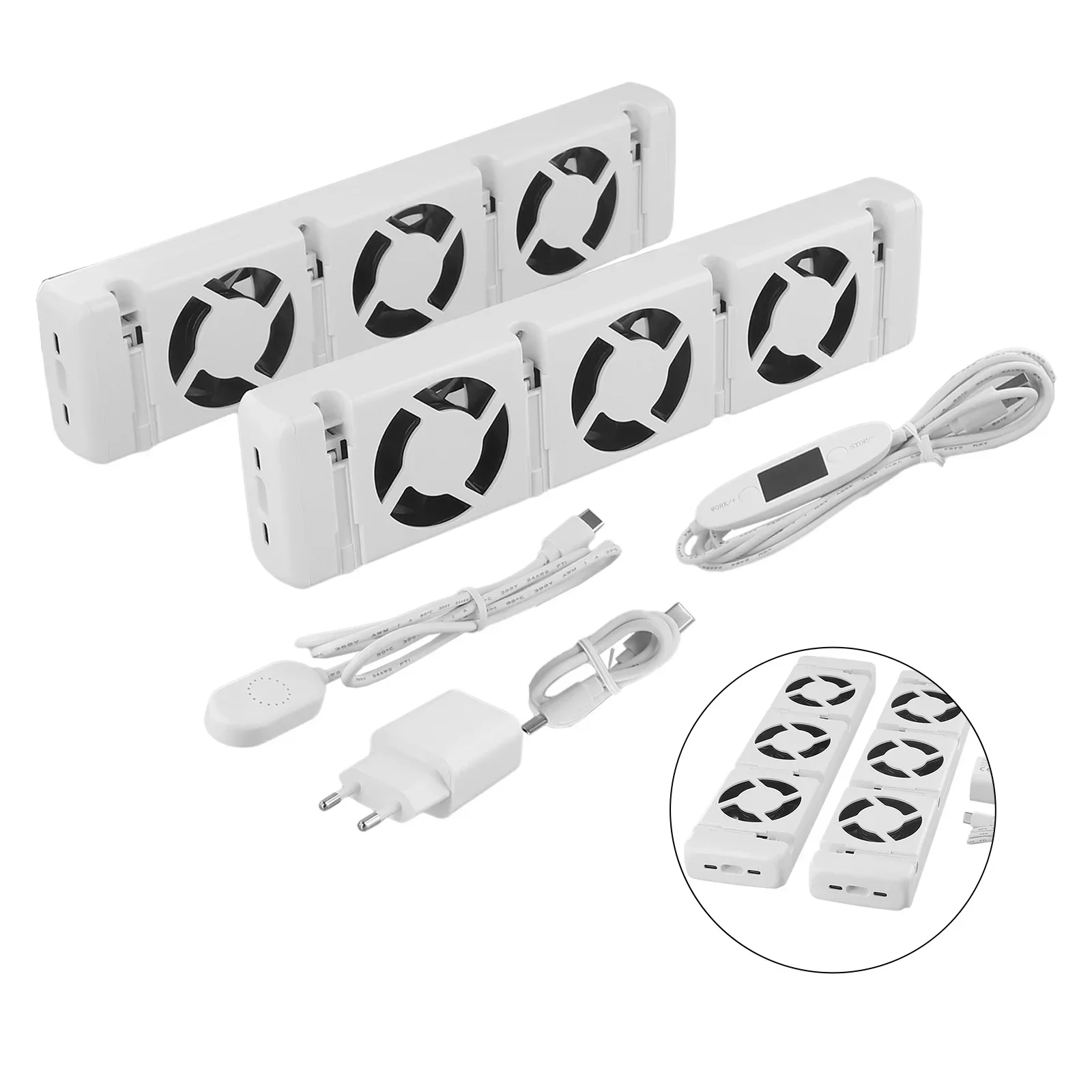 Radiator Fan Radiator Booster Extension Set Ventilator Fan Eco-Fan Quiet Home Warm Heat Distribution