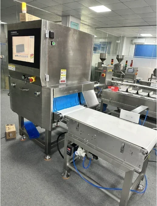 Salmon Chicken Feet Sauce Aluminum Foil Packaging Products X-ray Foreign Object Detector Food X-ray Inspection Machine