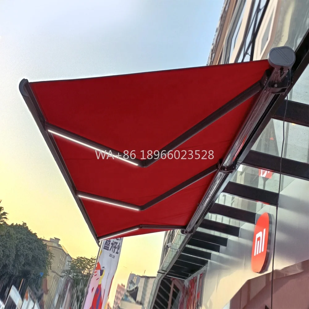 

Retractable Full Cassette Awning Sun Prevention Wall Holding Cassette Awning Aluminum Cassette Awning