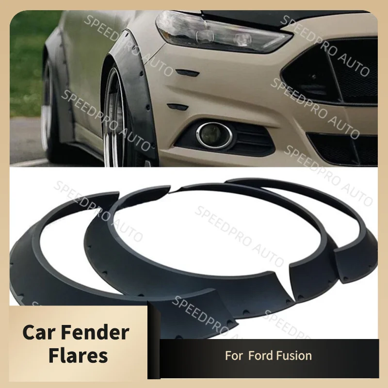 

Автомобильные раковины для F0rd Fusion, гибкие очень широкие колесные арки, комплект кузова, крышка брызговика, автомобильные аксессуары, черный