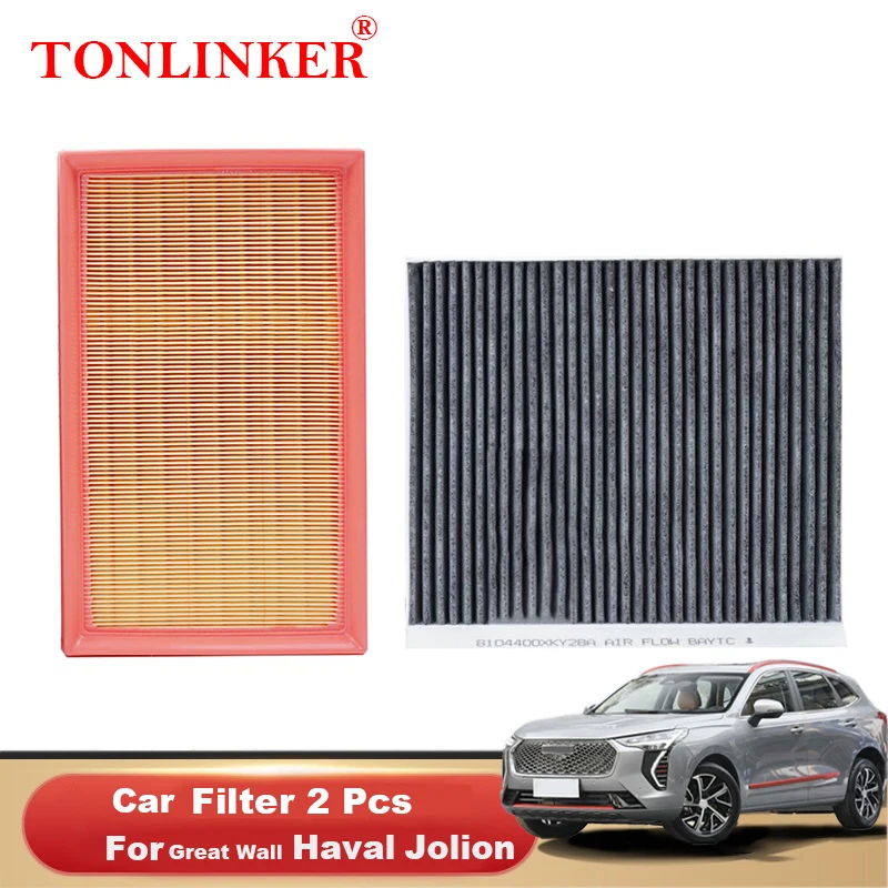 

TONLINKER Air Filter Cabin Filters For Great Wall Haval Jolion First Love 2020 2021 1.5MT 1.5DCT GW4G15K GW4B15 Car Accessories