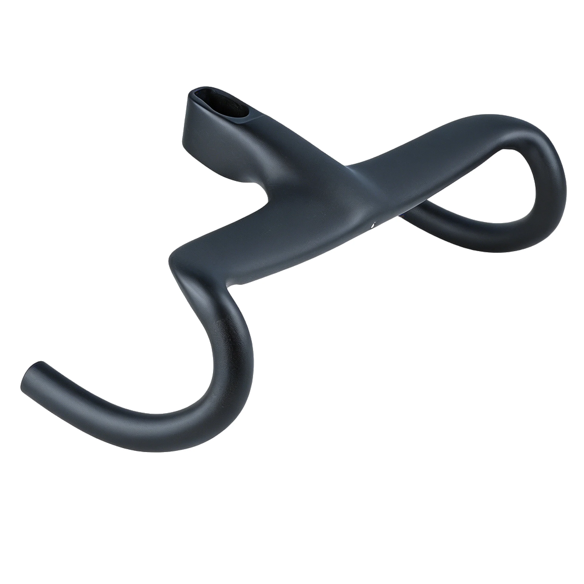 Carbon Fiber Integrated Road Bike Drop Bar Matte Black Aerodynamic Lightweight Multi-Size by DeerHub