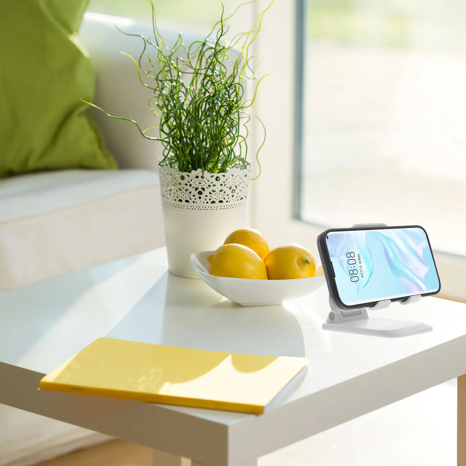 Einstellbare Telefon Ständer Halter Faltbare Desktop Mobile Halterung Rutschfeste Unterstützung Für Smartphone Tablet Video Heimgebrauch