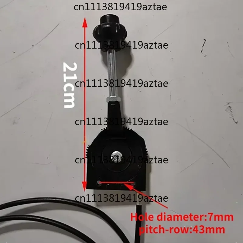 BB Self-Locking Hand Throttle Controller Throttle Cable Assembly for Excavator Tractor Harvester Ship Manure Spreader