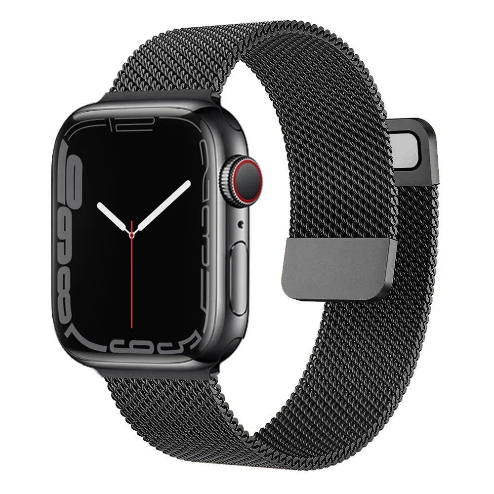 Strap for apple watch Band 44mm 45mm 41mm Ultra 49mm 42mm 40mm 45 mm Milan Loop bracelet correa iwatch series 8 7 3 4 5 6 SE