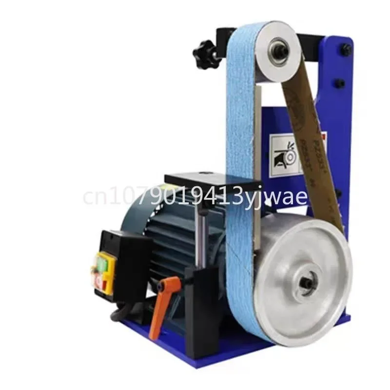 High Power Vertical Belt Sander, Bench Grinder for Metal, Wood Deburring, Chamfer Polishing Machine, 220V, 380V, 1500W