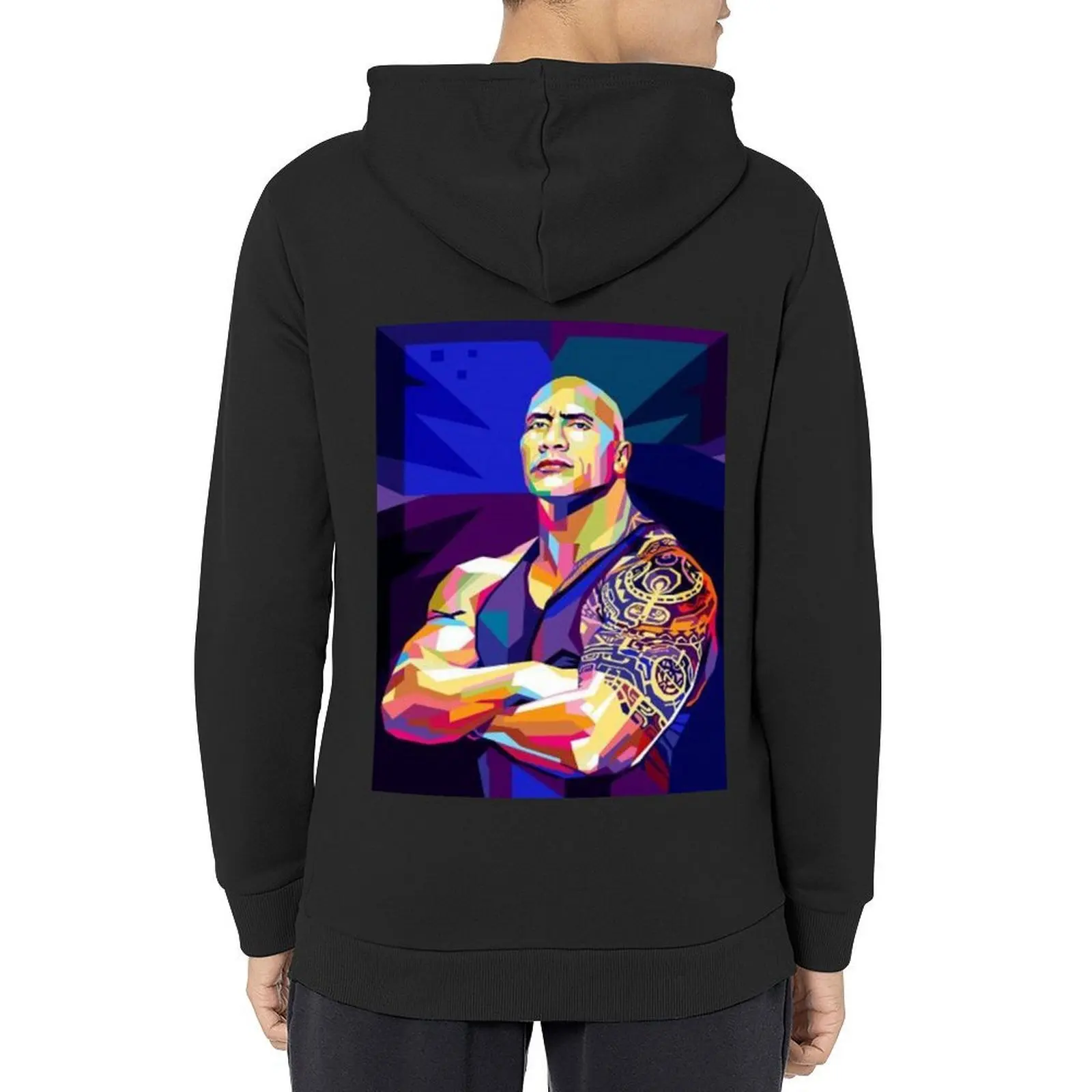 

dwayne johnson Hoodie aesthetic clothing anime clothes autumn clothes fashion men men's hoodie sweatshirt