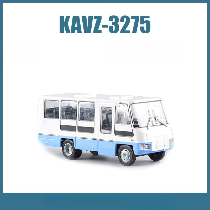 

1/43 игрушечный автомобиль Kavz-3275 Russian Kurgan Bus Factory модульный дизайн Kavz статическая модель JAVN063 коллекция подарок игрушка для мальчика в подарок