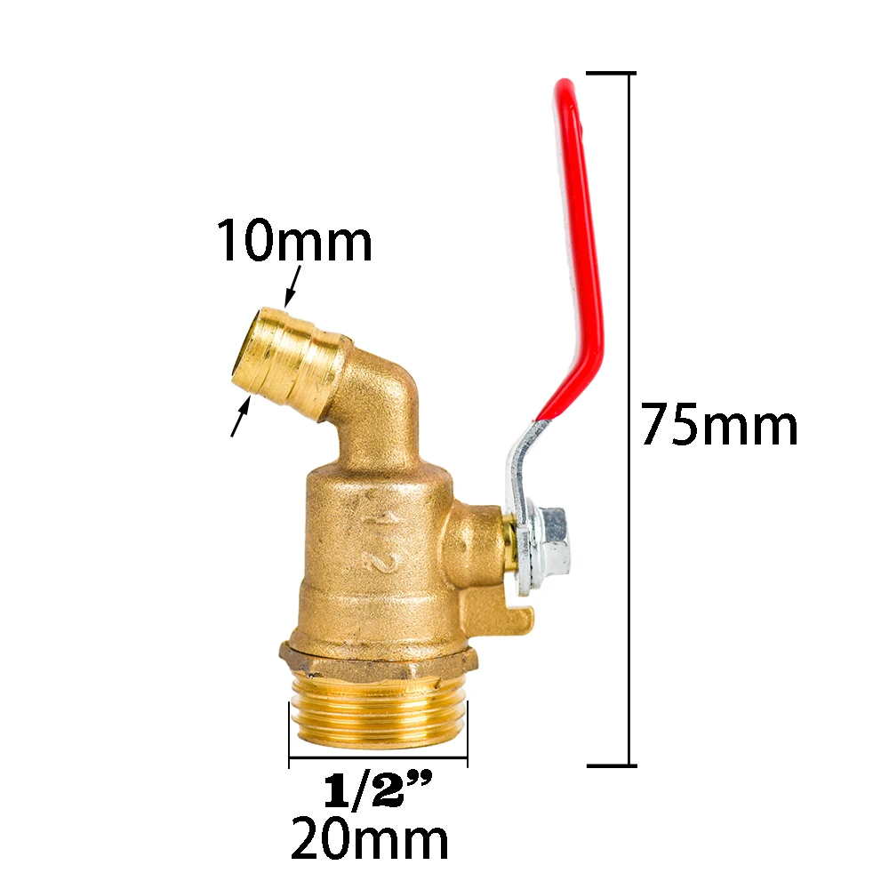 1000 L Adapter zbiornika IBC S60X6 gwint do 10mm armatura do węży zawór mosiężny kran do ziorniki wody zewnętrznego