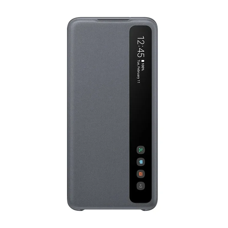 Oryginał dla Samsung Galaxy S20+ Clear View Cover dla Galaxy S20Plus 5G S-View Flip Case EF-ZG985 — zdjęcie produktu 2