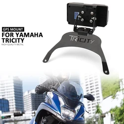 New Accessories Motorcycle High-quality metal Bracket Mount Smartphone GPS Holder Black For Yamaha Tricity TRICITY