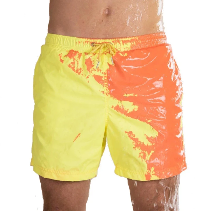 Calção de banho seca rápida masculina, shorts de praia, moda praia, shorts esportivos, calções de banho curtos, Harajuku, 2022