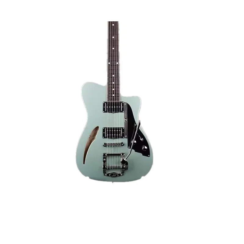 

STLF Caribou Style Semi-Hollow Electric Guitar, Catalina Harbor Green, Brand New