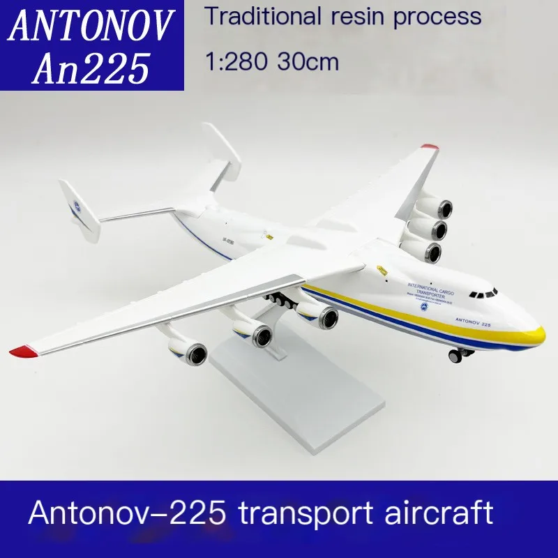 

30CM 1:280 Scale Antonov An-225 Flight Simulator Model Toy An-225 Heavy Lift Transport Aircraft Model Collectible Gift Aviation