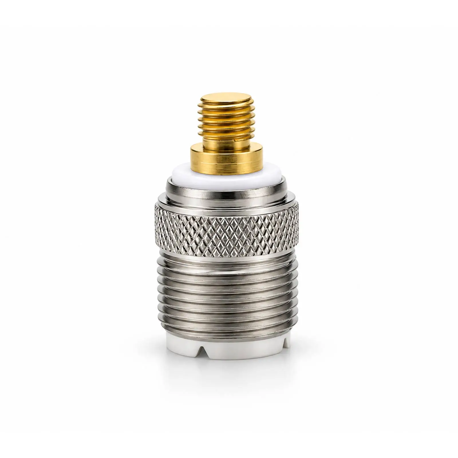 27mm UHF SO239 Connector For Motorola GP328 Walkie Talkie Car Antenna RF Coaxial Connector Adapter UHF SO239 Female to Flat M6