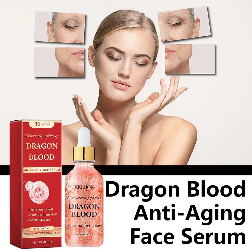 

Dragon Blood Cream Essence Lady Face Serum Moisturizing Anti Aging Wrinkle Whitening Day Cream For Face Nourish Skin Care 30ml