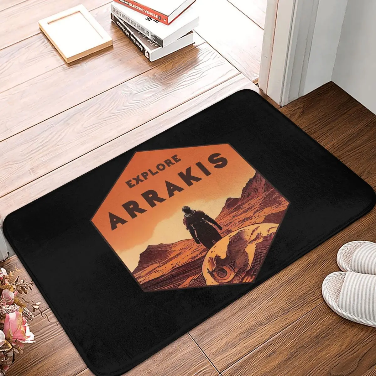 Explore Arrakis Dune Anti-slip Doormat Floor Mat Washable Carpet Rug for Kitchen Entrance Home Bedroom Footpad Mats