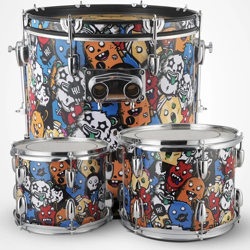 Factory sale various widely used hot sale acoustic drum set drum kit for children